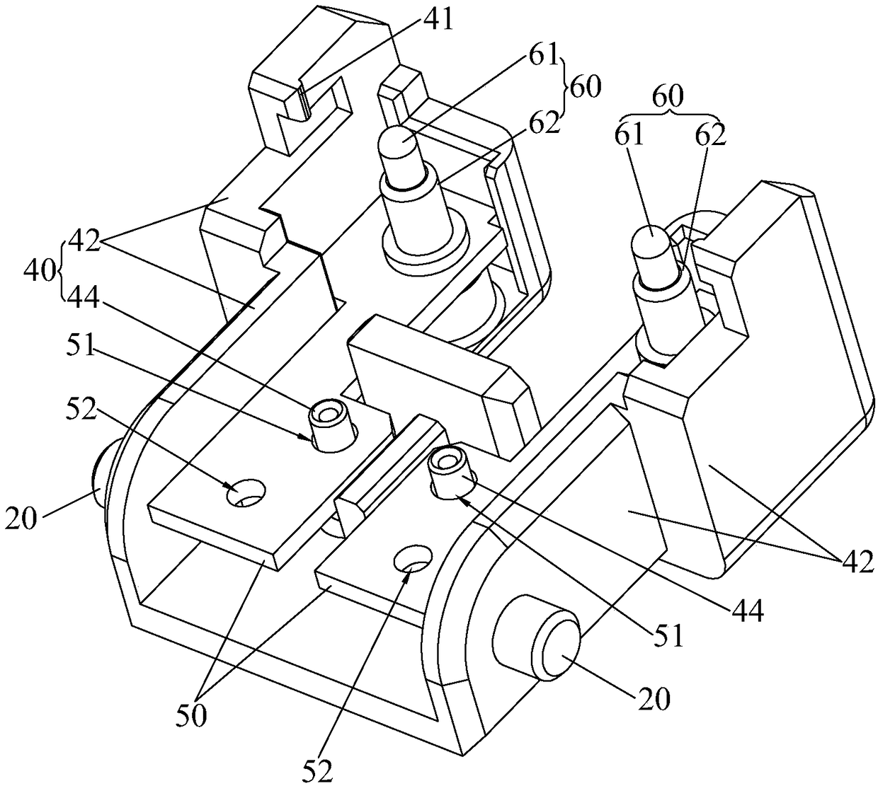 Welding-free strip light port power supply connector and welding-free strip light power supply connection method