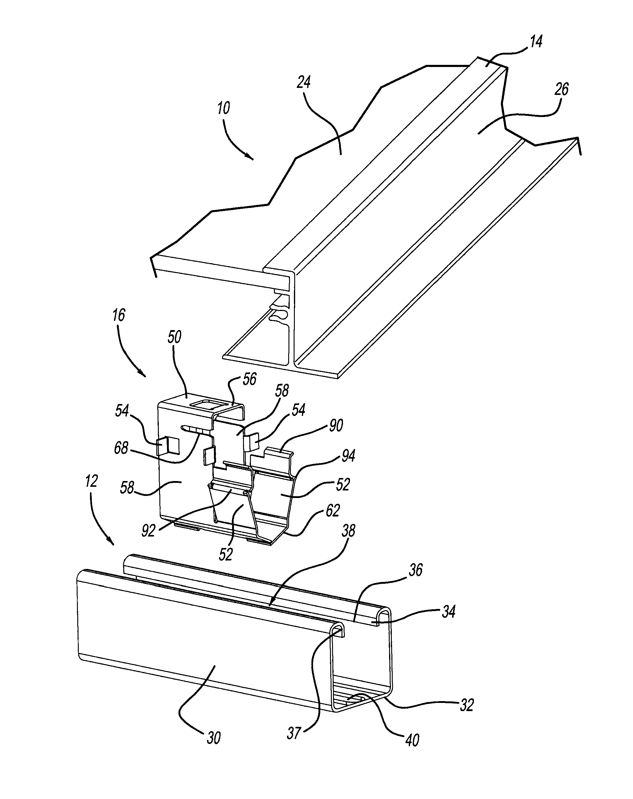 Photovoltaic frame fastener