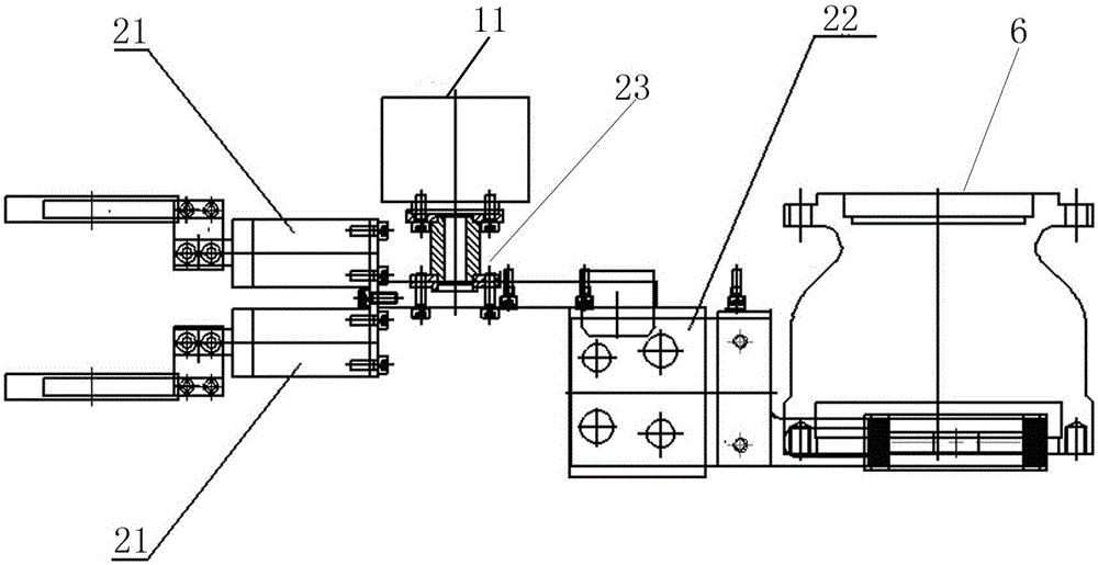 Robot workstation system for machining water pump diversion shells