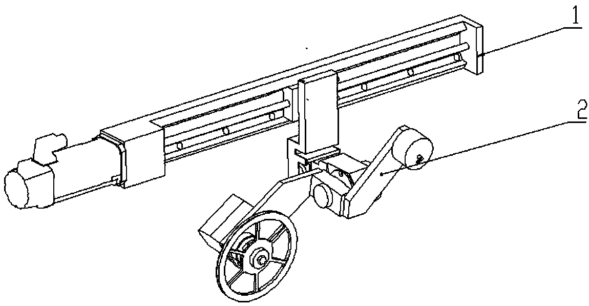 Straight module driven wire arrangement device with radial balance mechanism