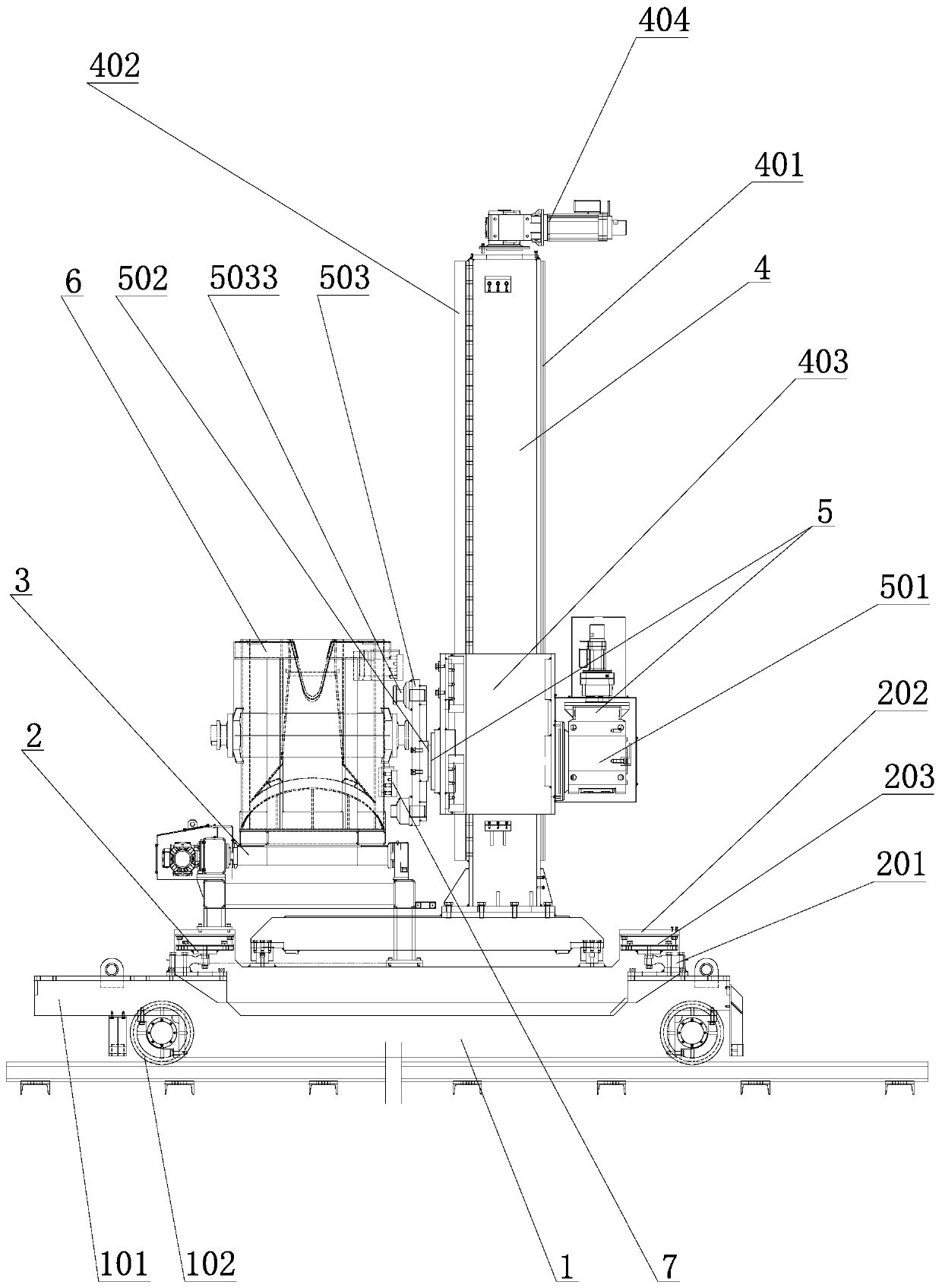 Intelligent casting machine