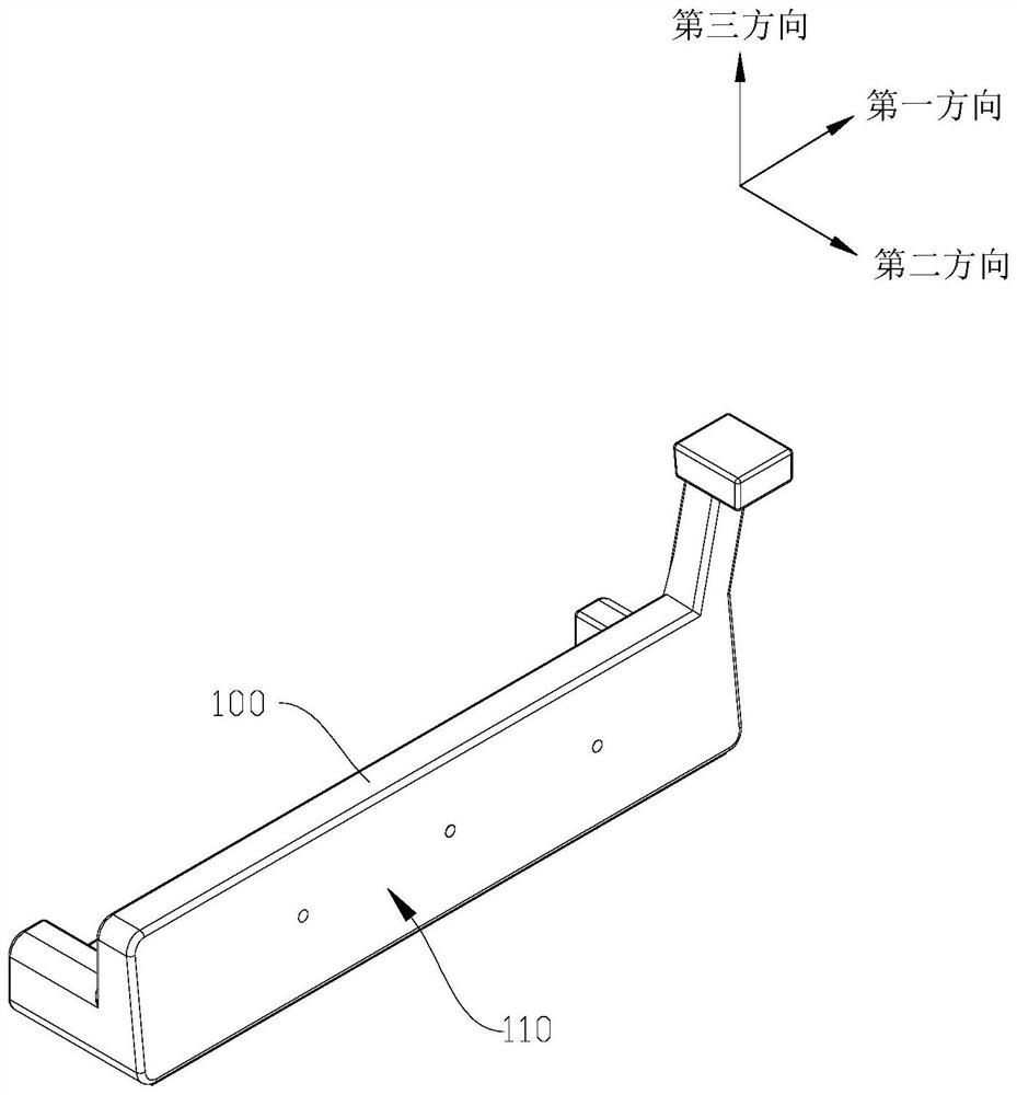 Golf putter head, counterweight distribution design method and golf putter