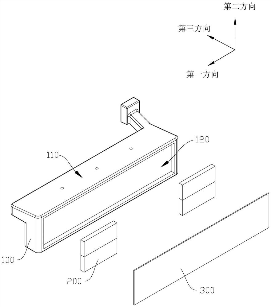 Golf putter head, counterweight distribution design method and golf putter