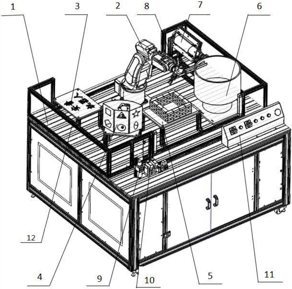 Training platform for robot teaching