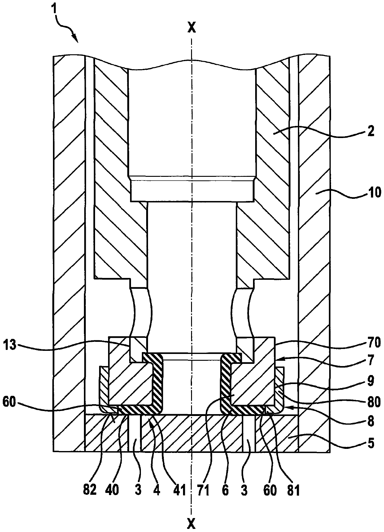 Air valve with improved sealing properties