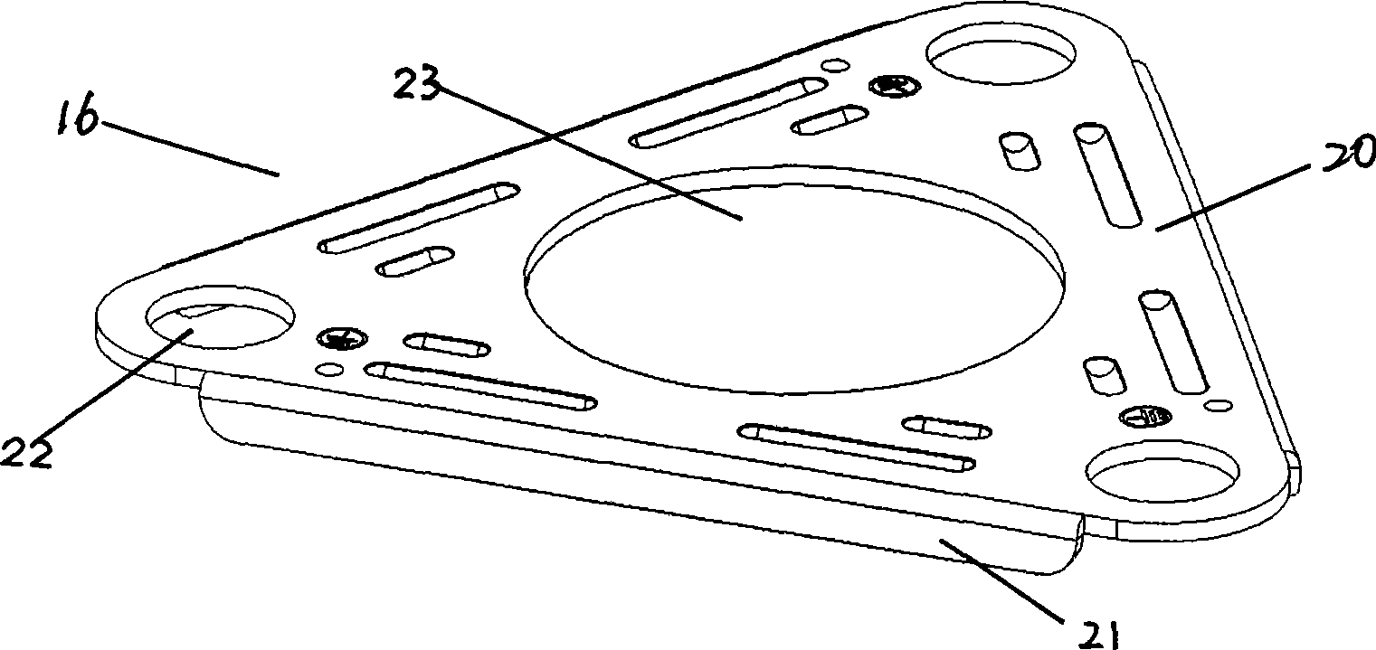 Base corner of rotary compressor