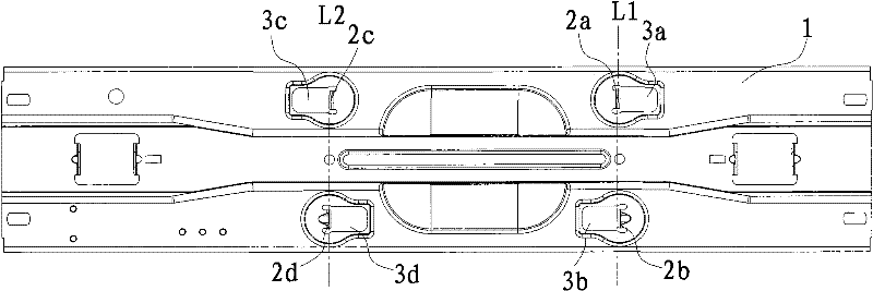 Installation board of compressor