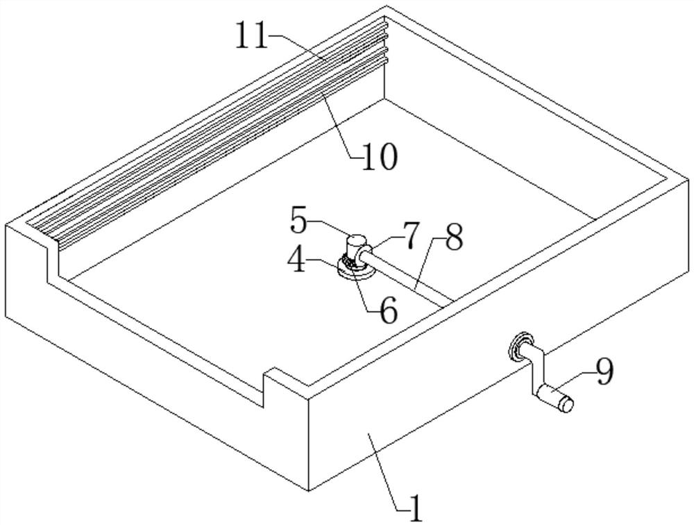 New energy automobile glass direction switch and mounting structure thereof