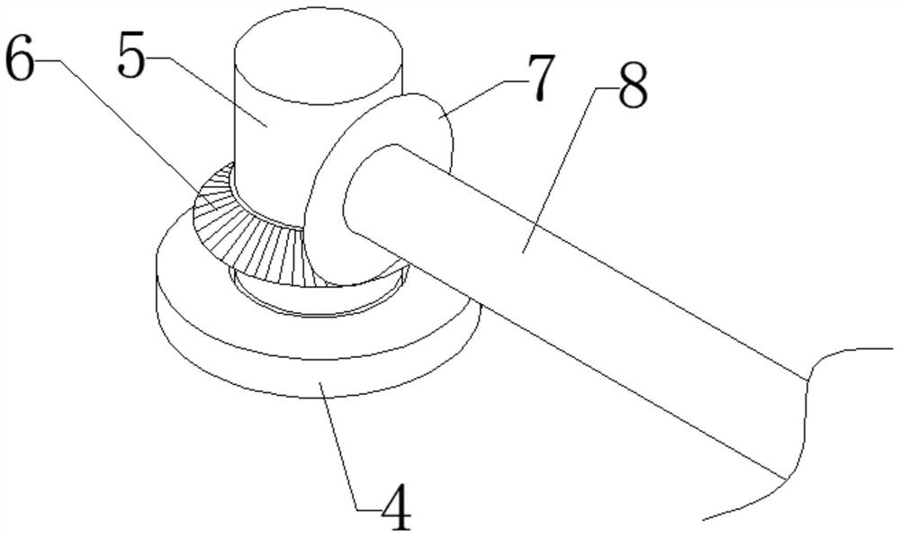 New energy automobile glass direction switch and mounting structure thereof