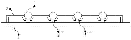 A secondary concentrator and a high-power concentrating solar module using the concentrator and its assembly method