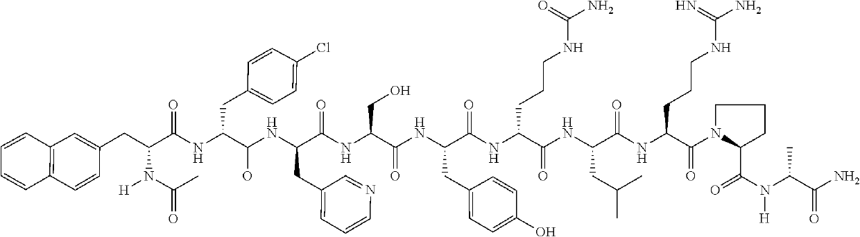 Stable parenteral dosage form of cetrorelix acetate