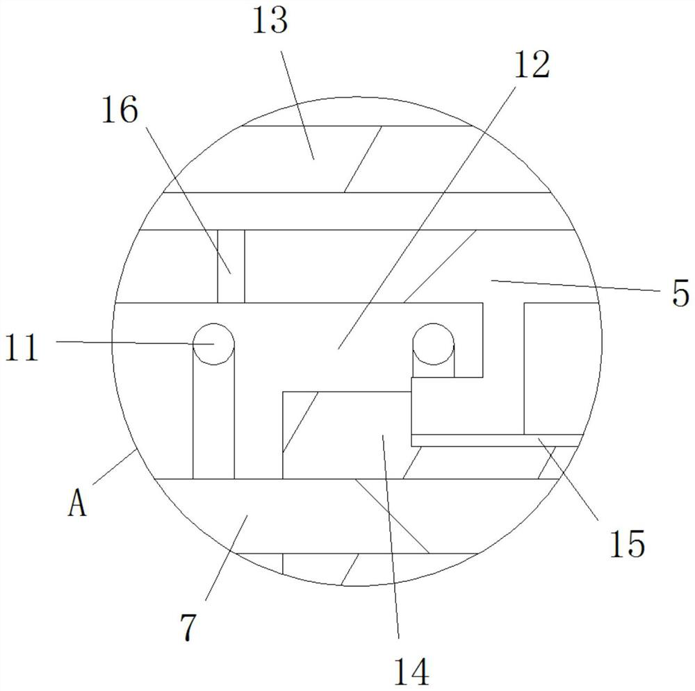 A trigger type automatic charging pile structure for agv