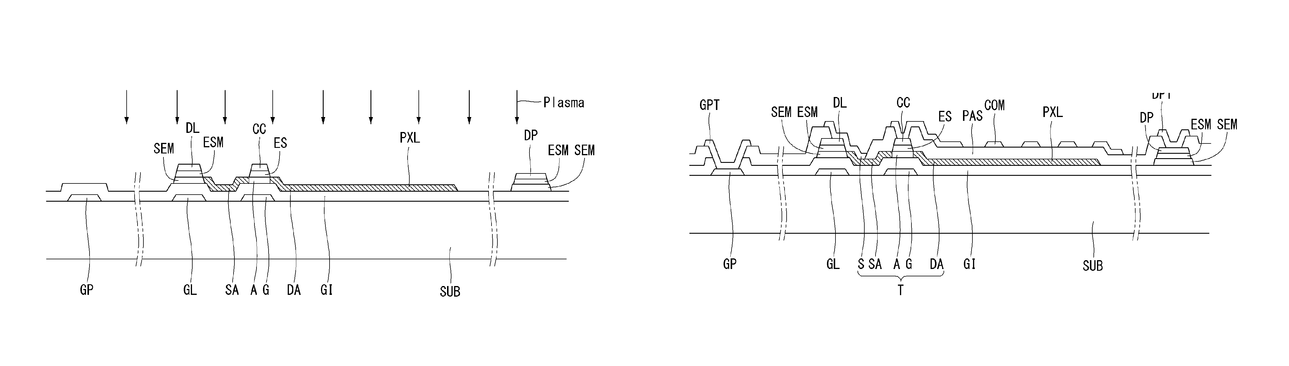 Thin film transistor substrate having metal oxide semiconductor and manufacturing the same