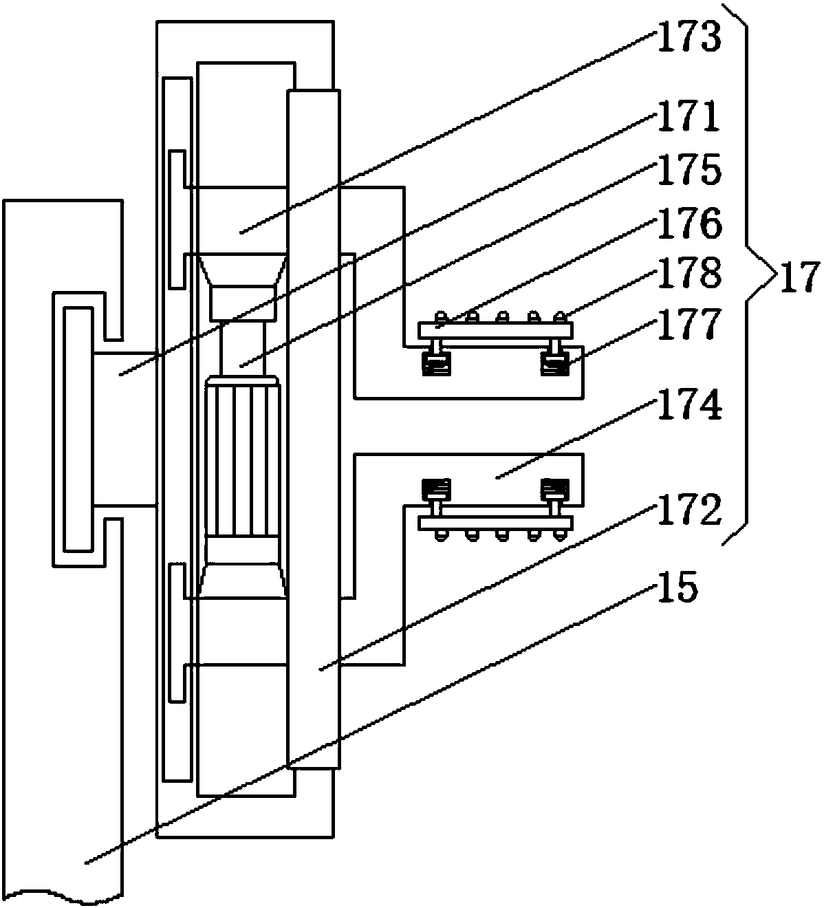 Communication cable safety winding device