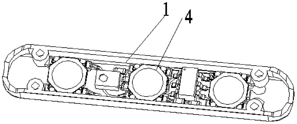 Method for arranging multiple layers of electronic elements on single-surface stereo circuit and device prepared by the same