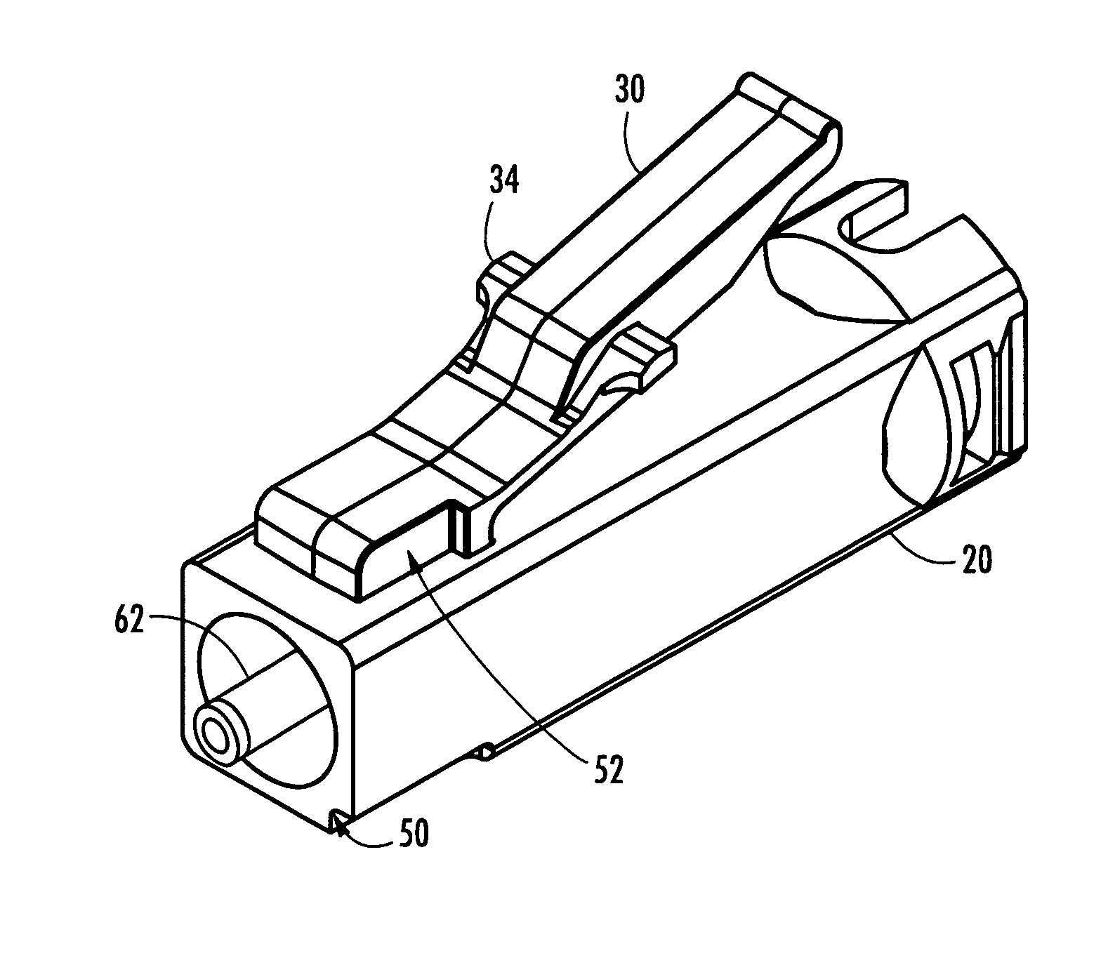 Secure fiber optic connector and adapter systems