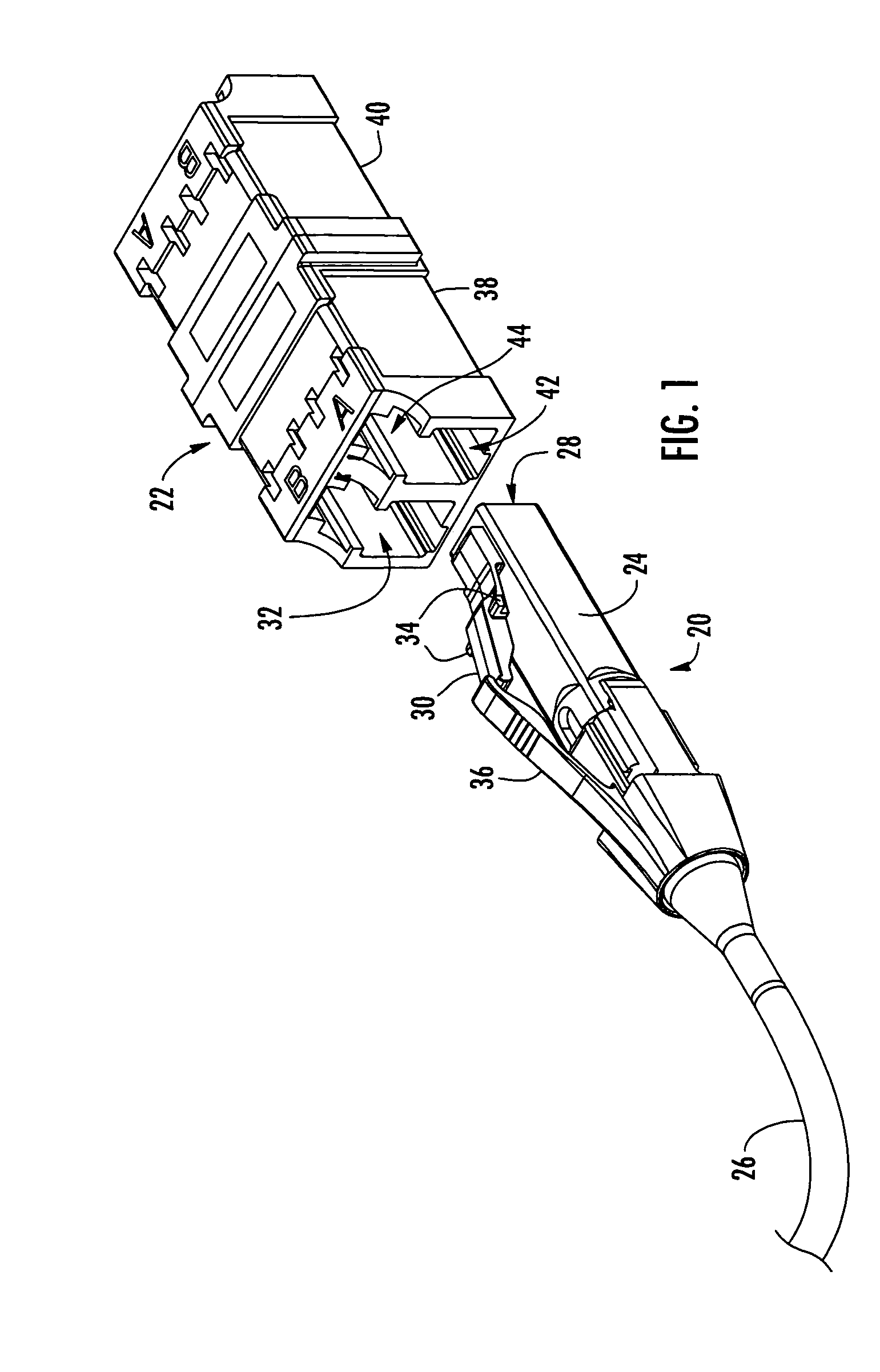 Secure fiber optic connector and adapter systems