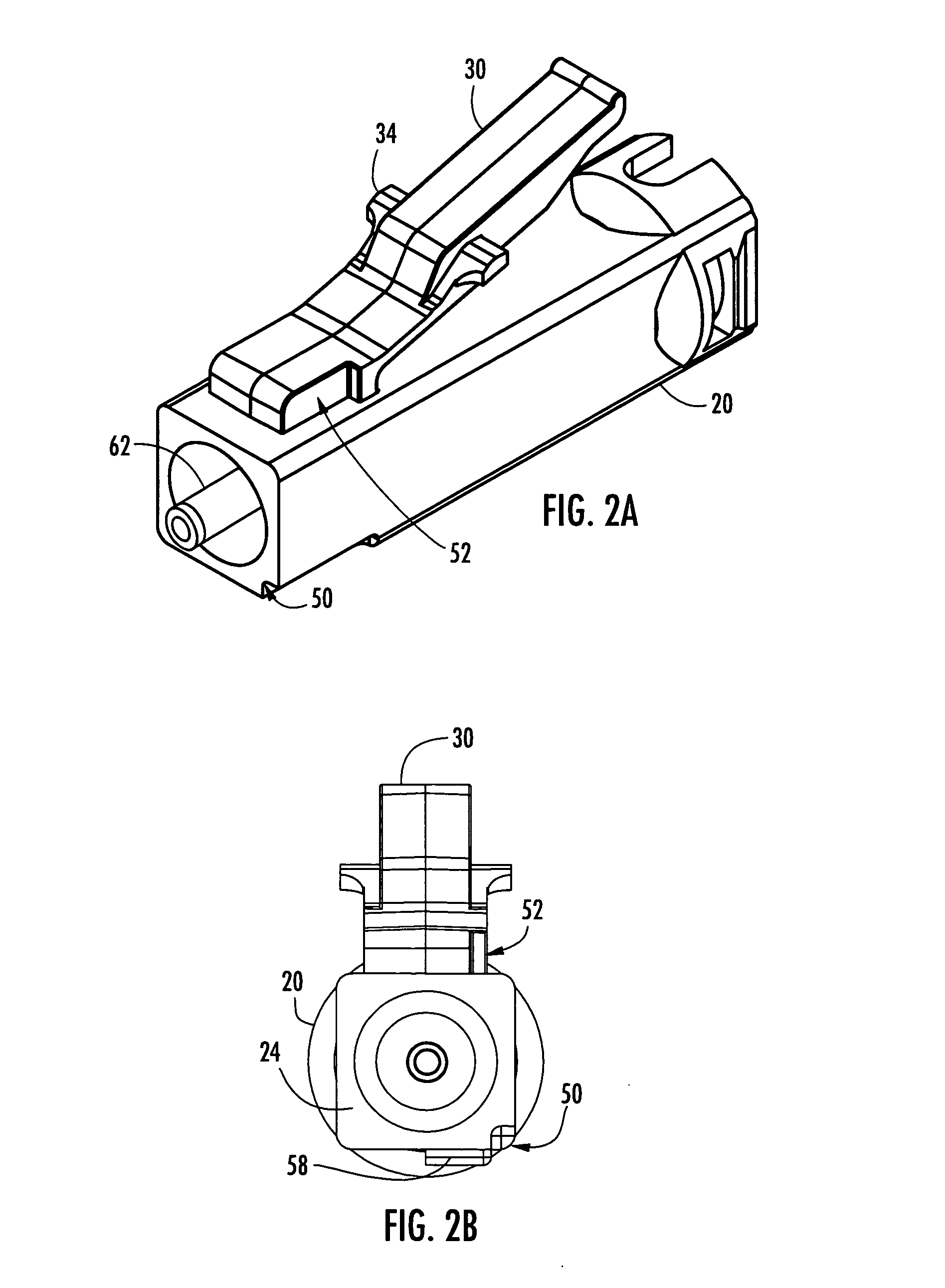 Secure fiber optic connector and adapter systems