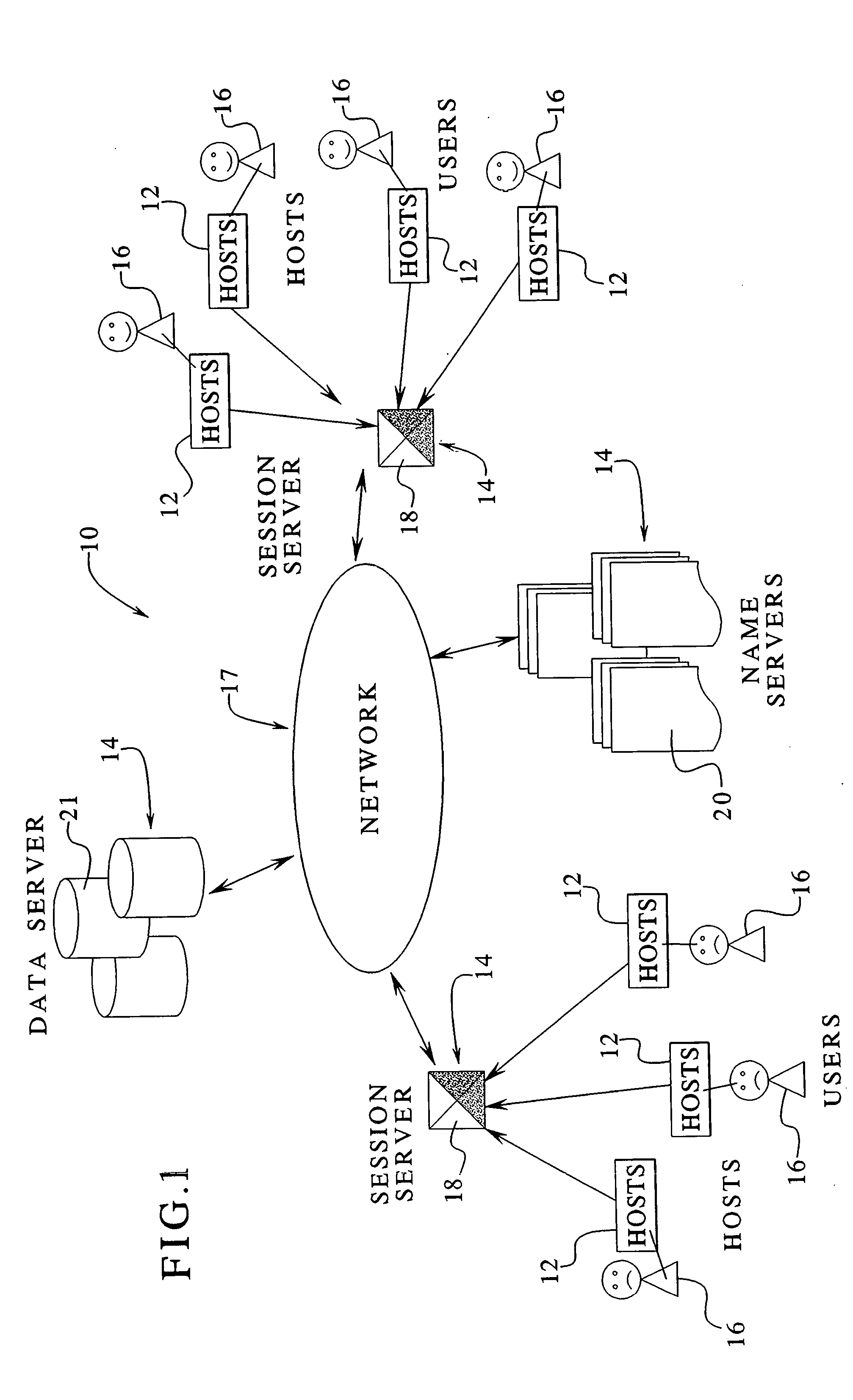 Networked computer system for communicating and operating in a virtual reality environment