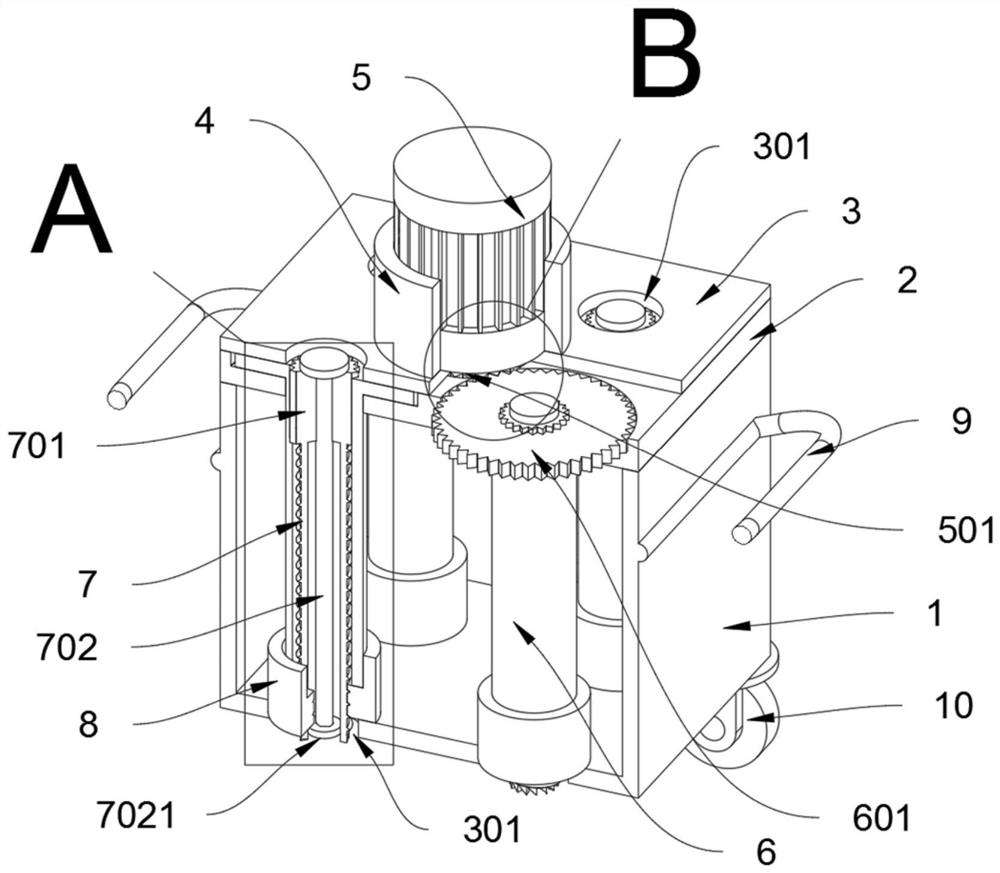 Soil core sample sampling device for engineering geological investigation