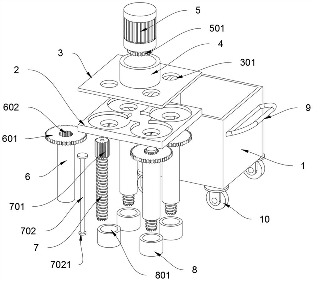 Soil core sample sampling device for engineering geological investigation