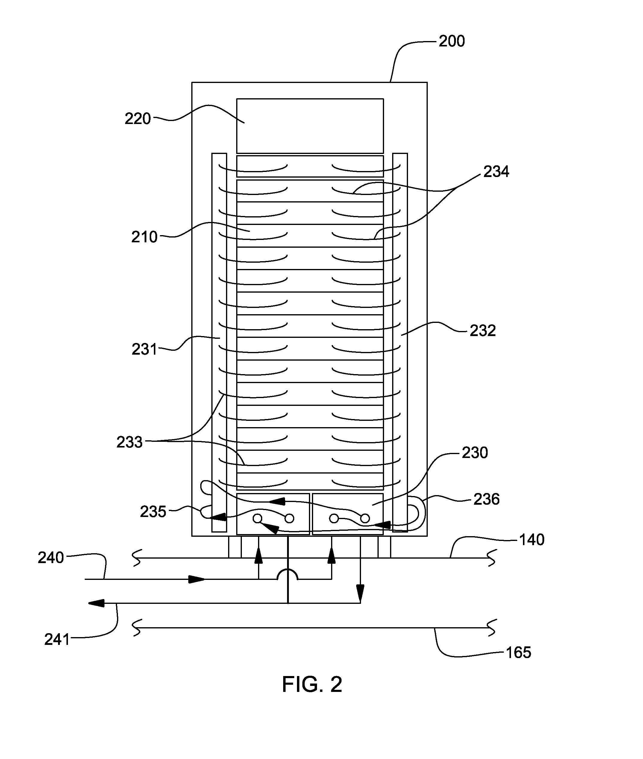 Field-replaceable bank of immersion-cooled electronic components