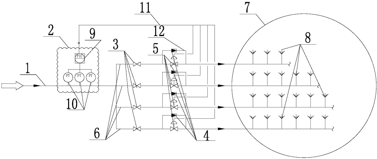 Ground torch grading emission control device and method