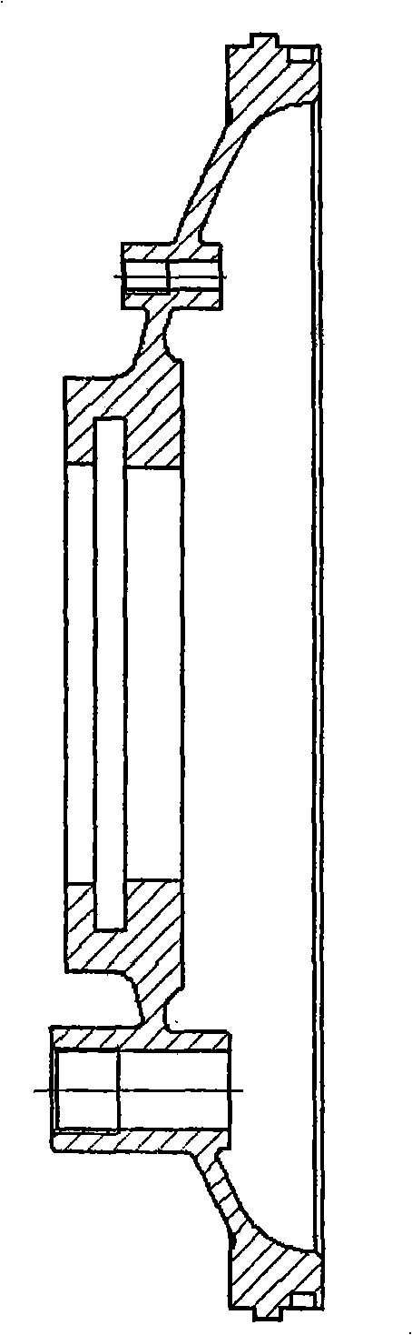 Counter-pressure casting process for casting parts of door cover