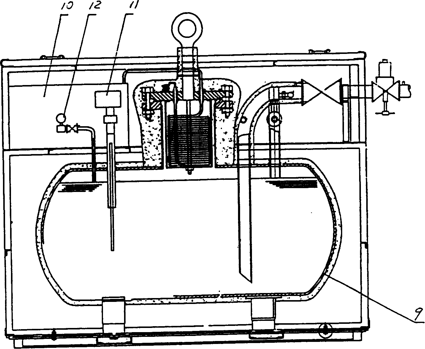 Remote control system of gas fire extinguishing system