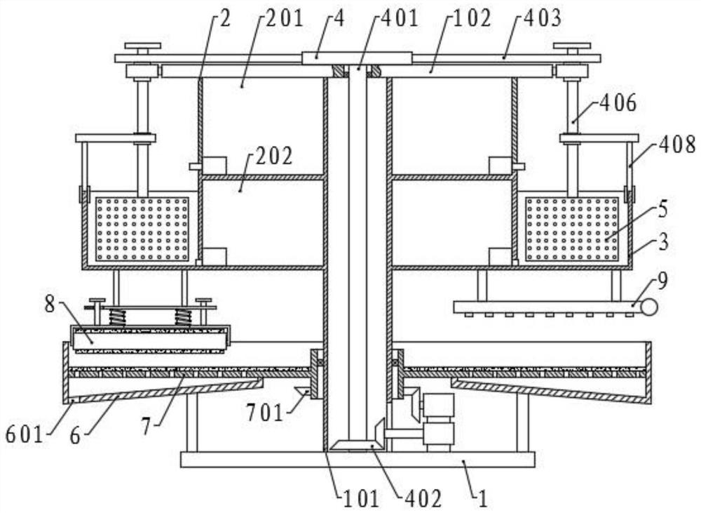 A potato and taro vegetable cleaning equipment for agricultural product processing