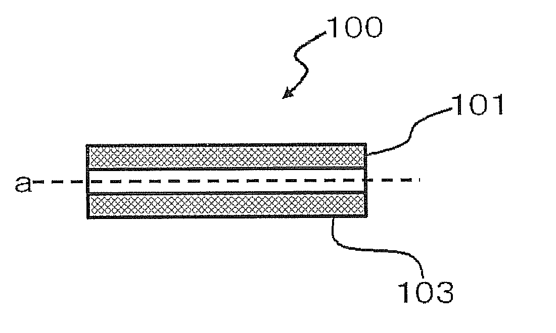 Laminated body, circuit board including laminated body, semiconductor package and process for manufacturing laminated body