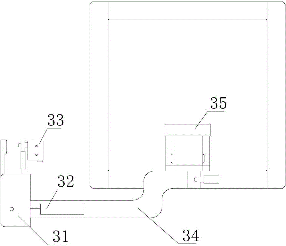 Mechanical arm for arranging and taking back road cone