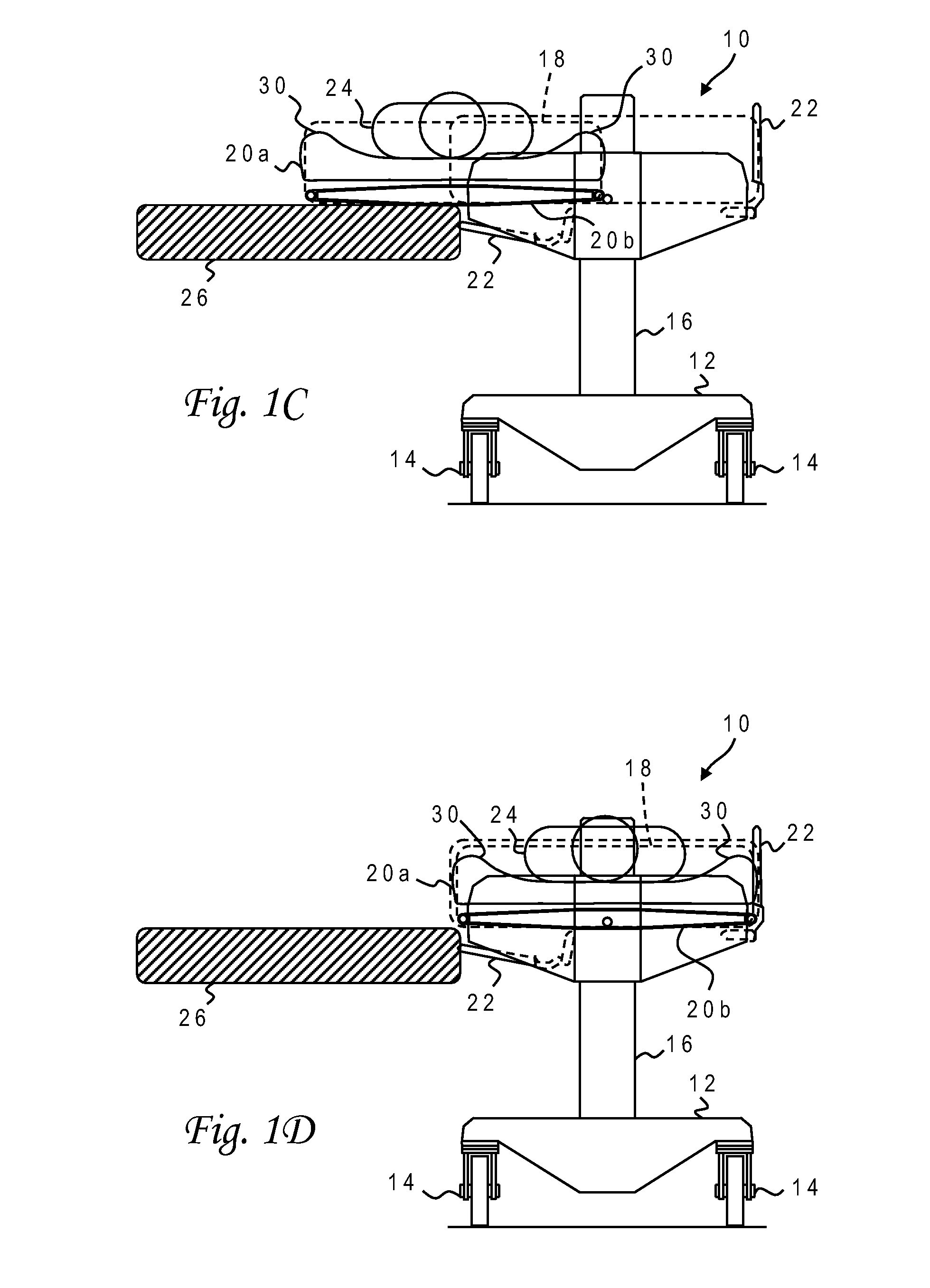 Table and slide assemblies for patient transfer device