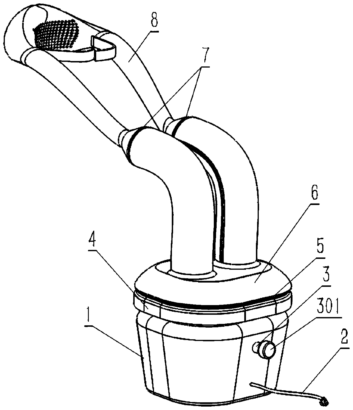 Portable foldable fumigation device