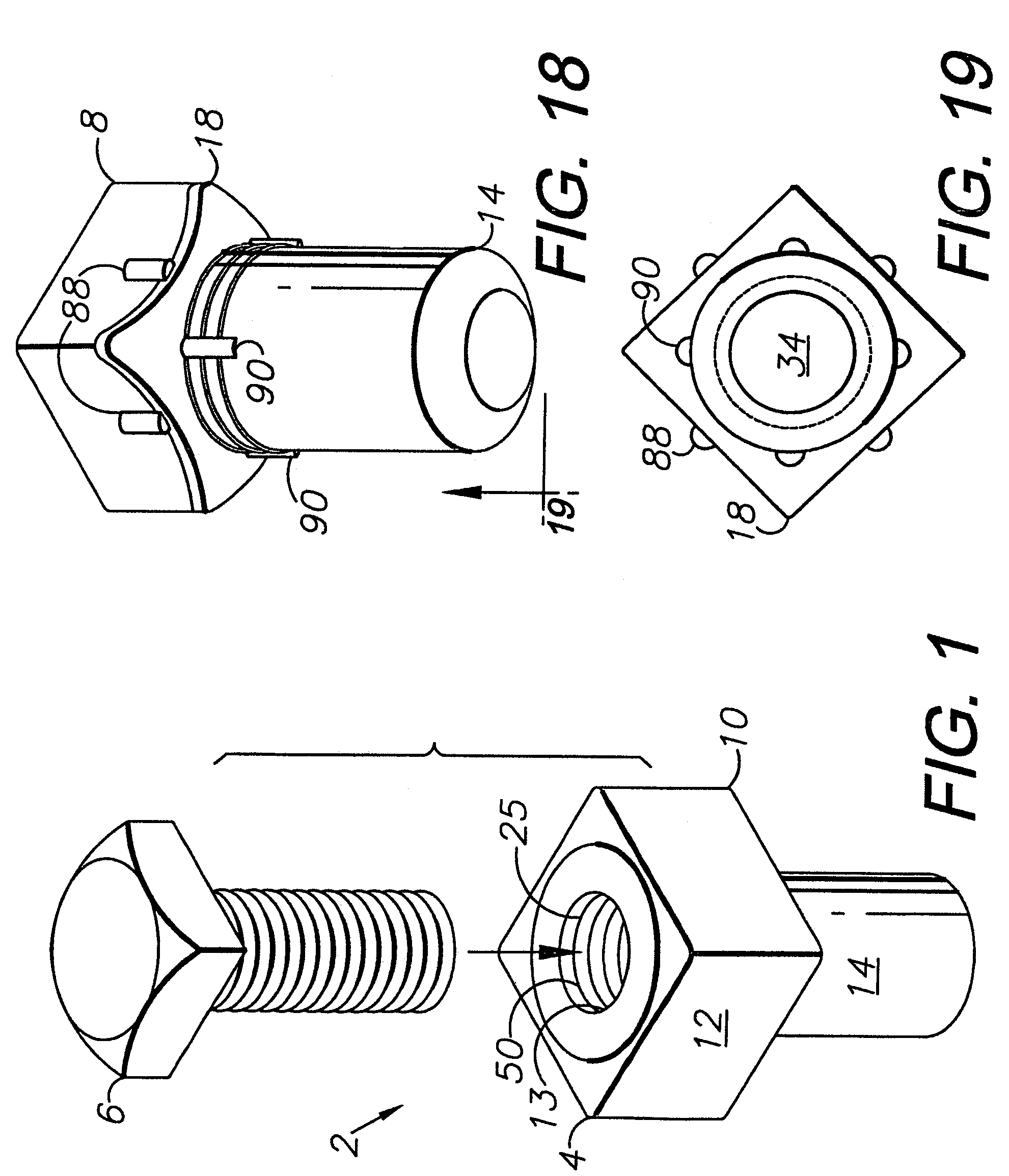 Encapsulated fastener and method and tooling for manufacturing same