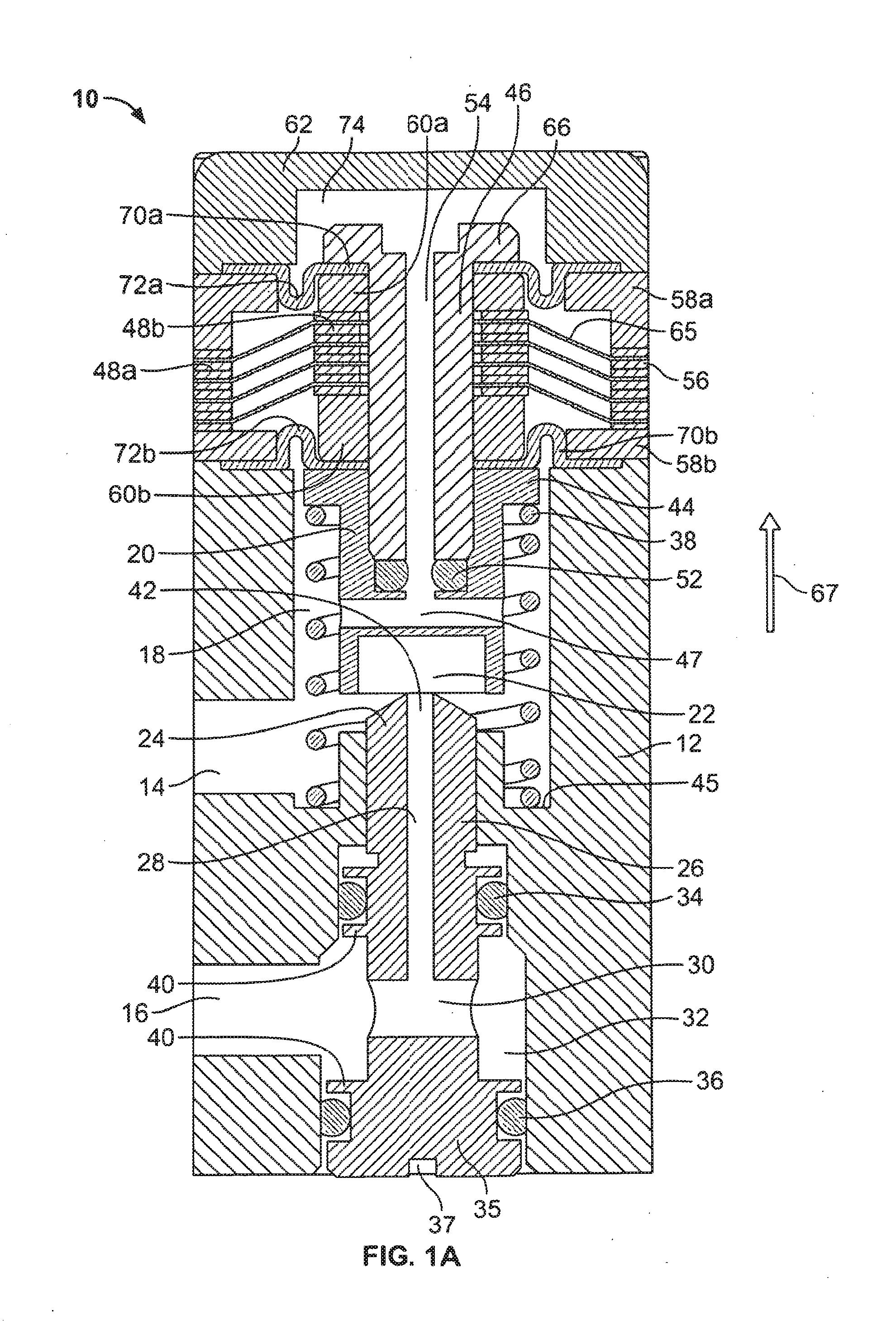 Fluid control systems employing compliant electroactive materials