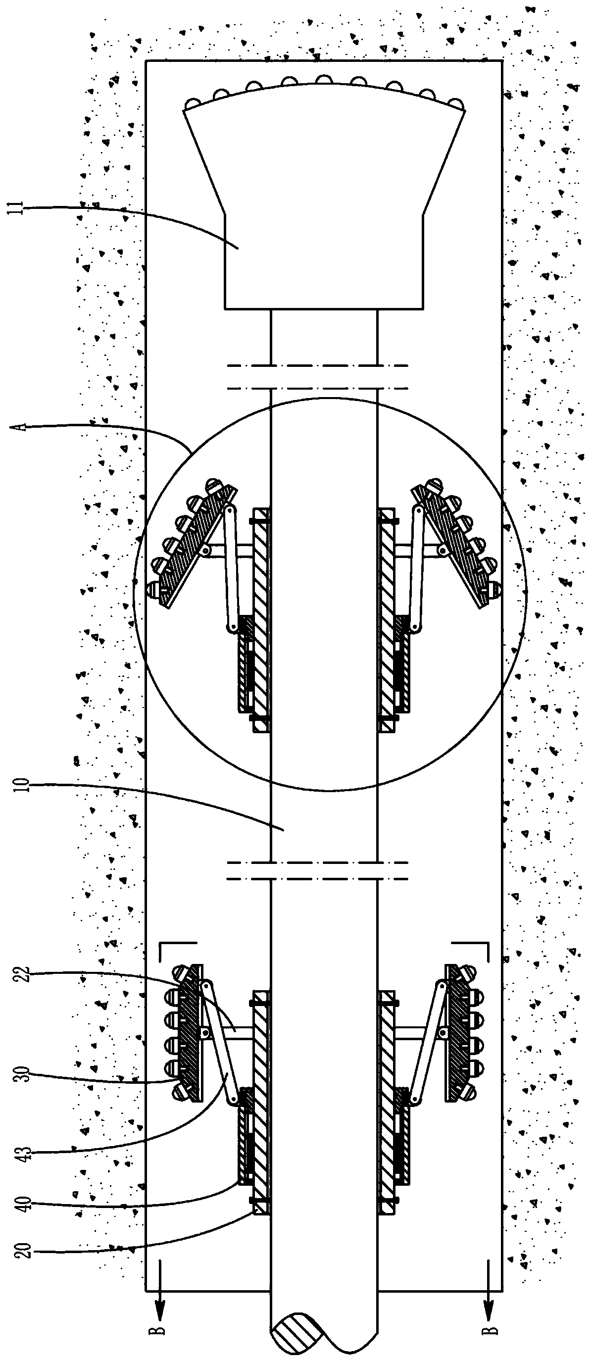 Ultra-deep horizontal drilling equipment with righting function