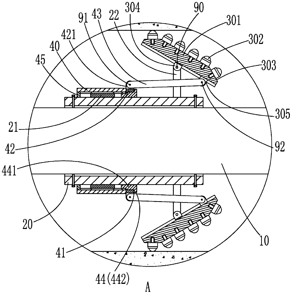 Ultra-deep horizontal drilling equipment with righting function