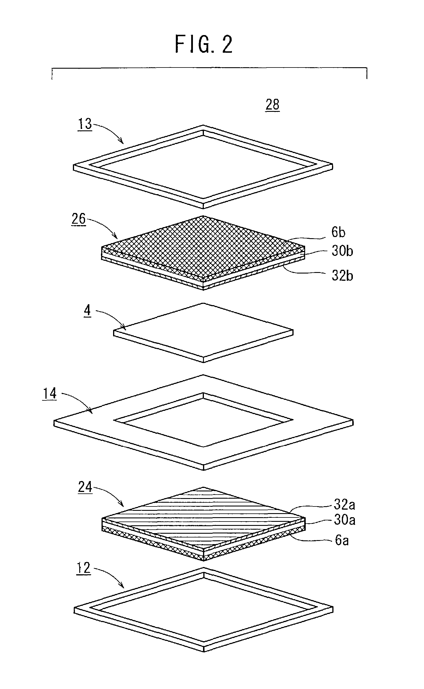 Electrode for fuel cell, method of manufacturing same, and fuel cell with such electrode