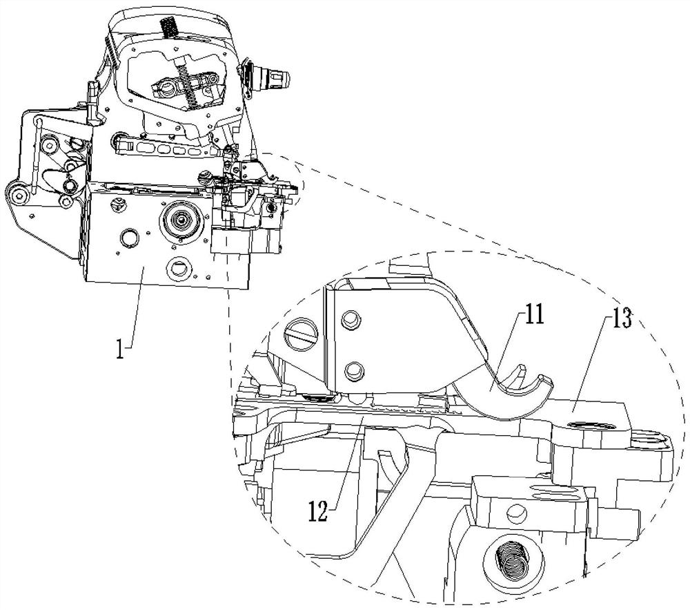 Stem-crossing sewing control method, device and system