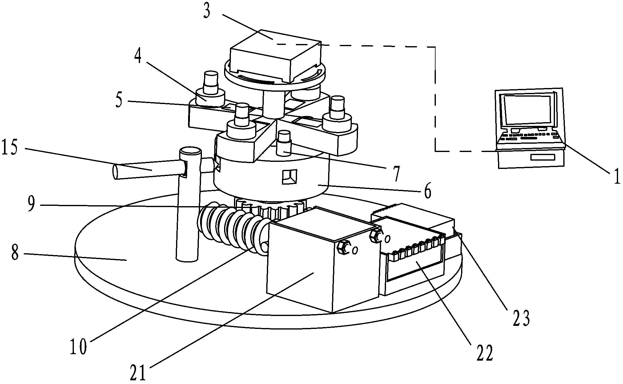 Multichannel nano particle automatic infliction device for Raman spectrum