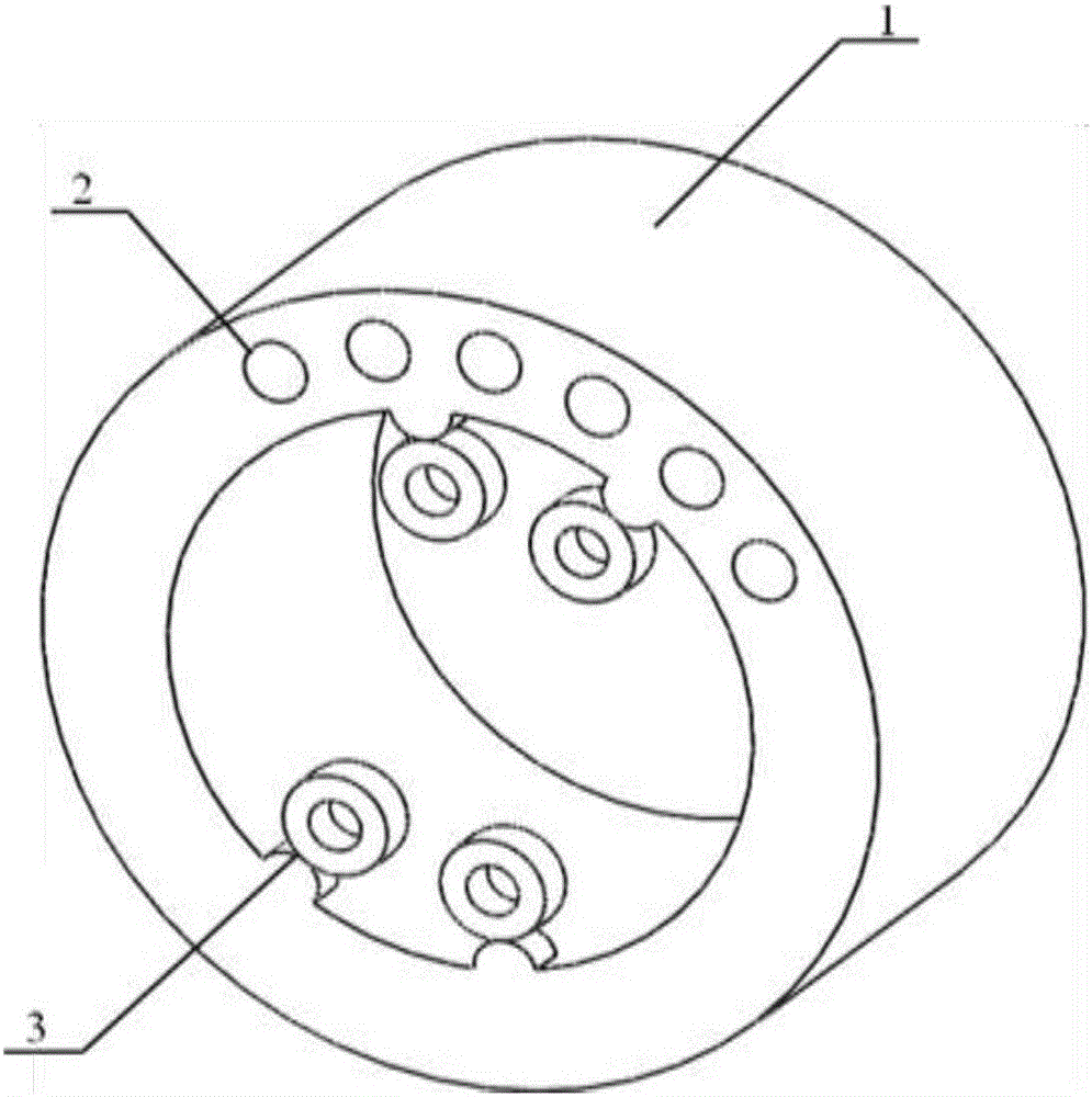 Necking apparatus and method for growing seed crystal by horizontal gradient condensing of monocrystal