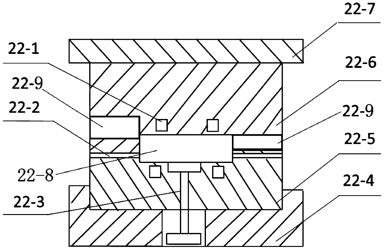 Mold and production device for preparing foam sandwich panel