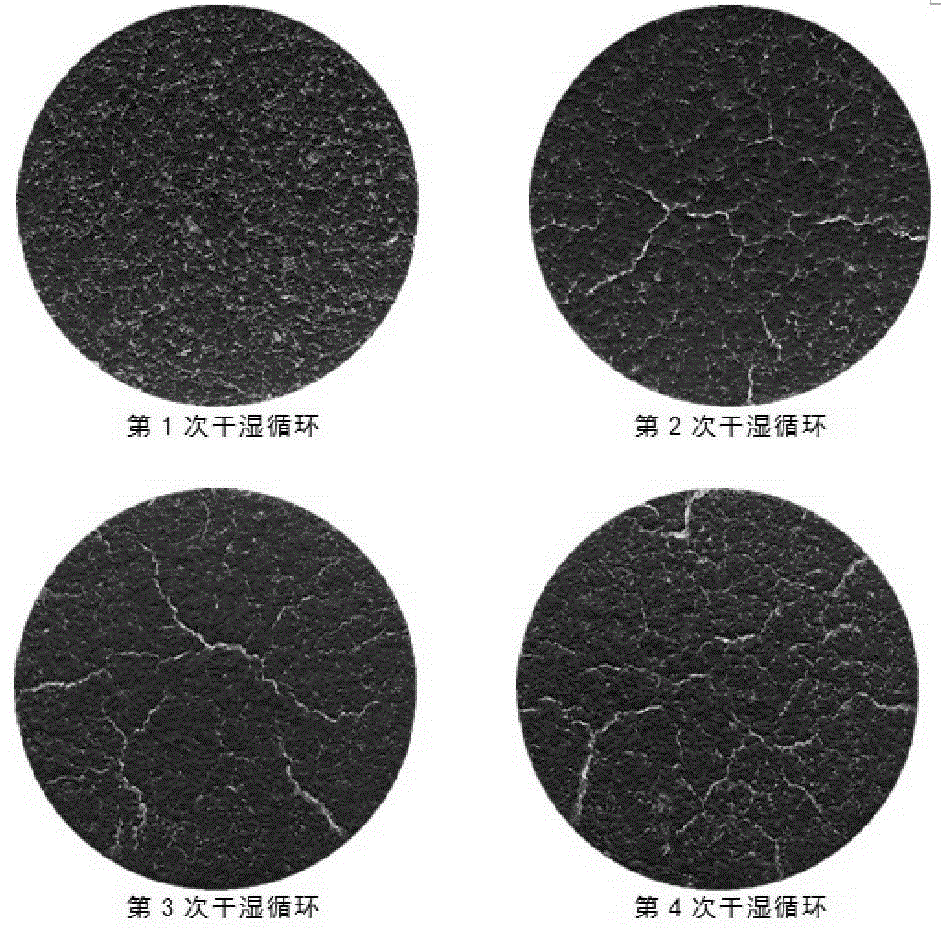 Special anti-cracking bentonite-based composite drill hole backfill material for ground source heat pump