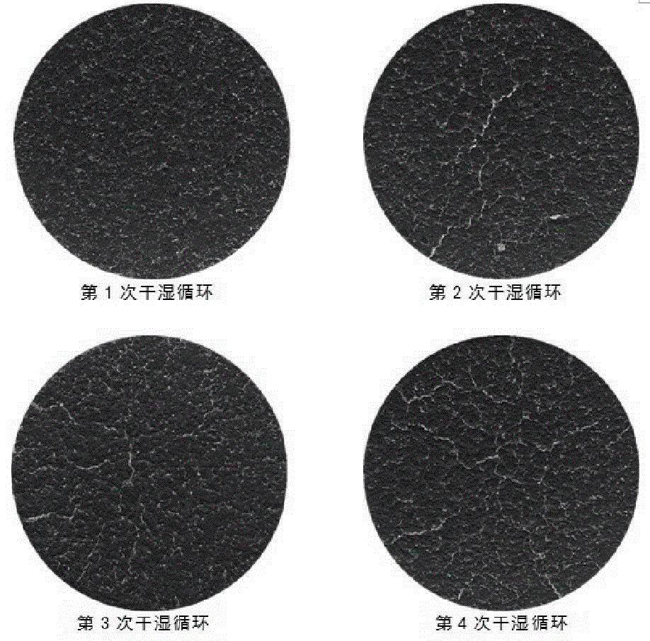 Special anti-cracking bentonite-based composite drill hole backfill material for ground source heat pump