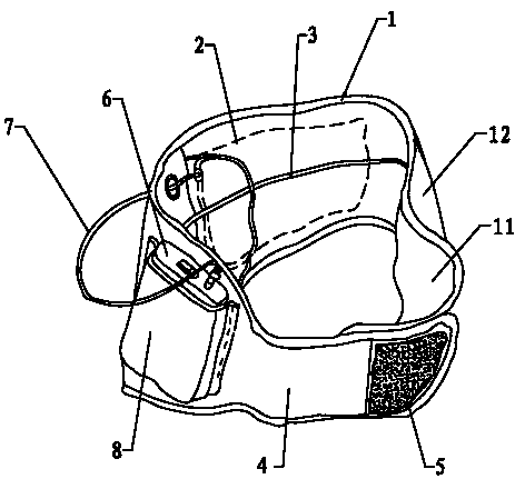 Vest with hot compress efficacy