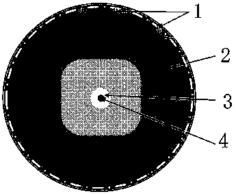 Continuous casting method for eliminating near-surface layer dendrite banded segregation of alloy spring steel wire rod