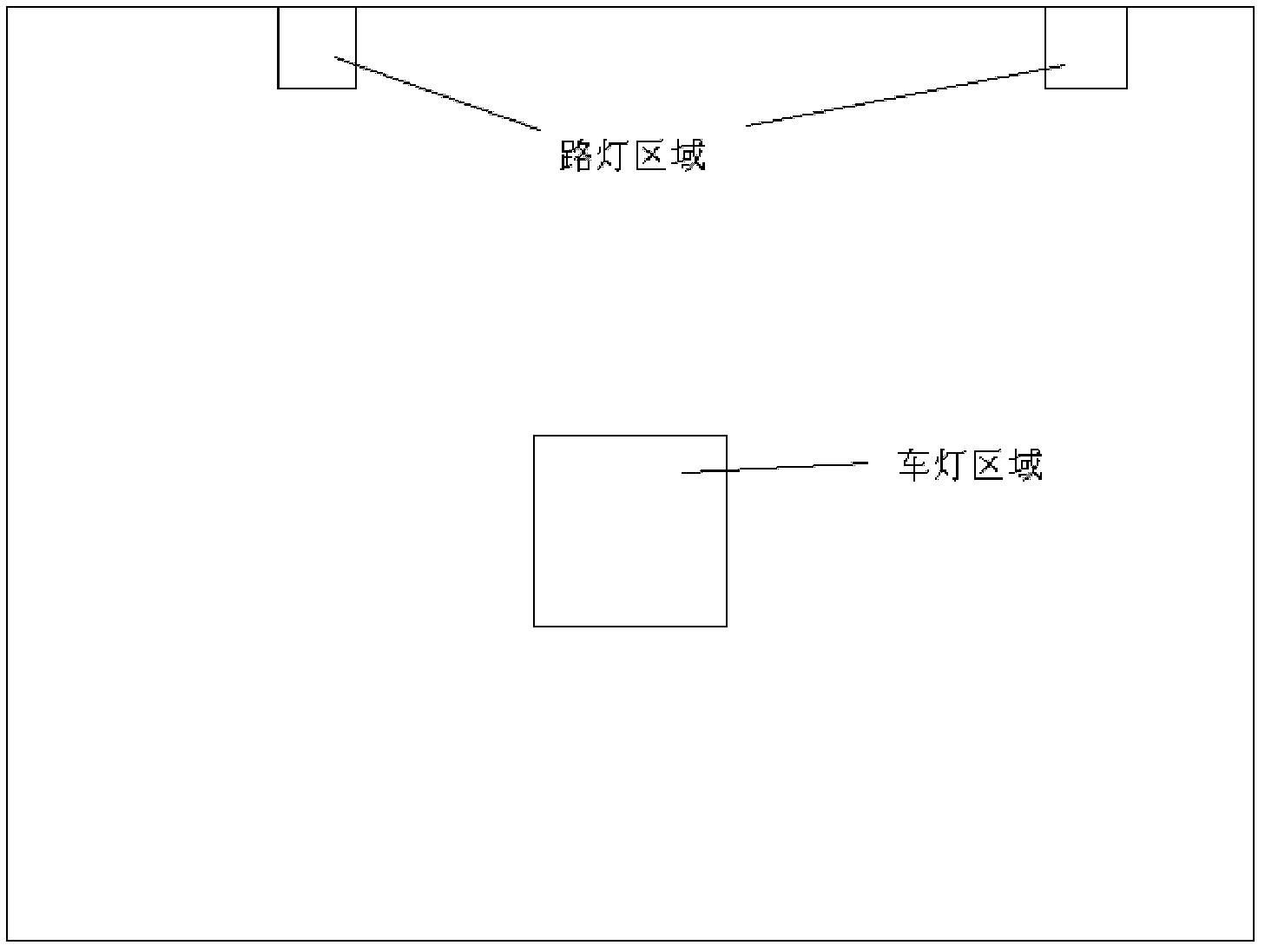 Automobile headlamp automatic control system based on machine vision