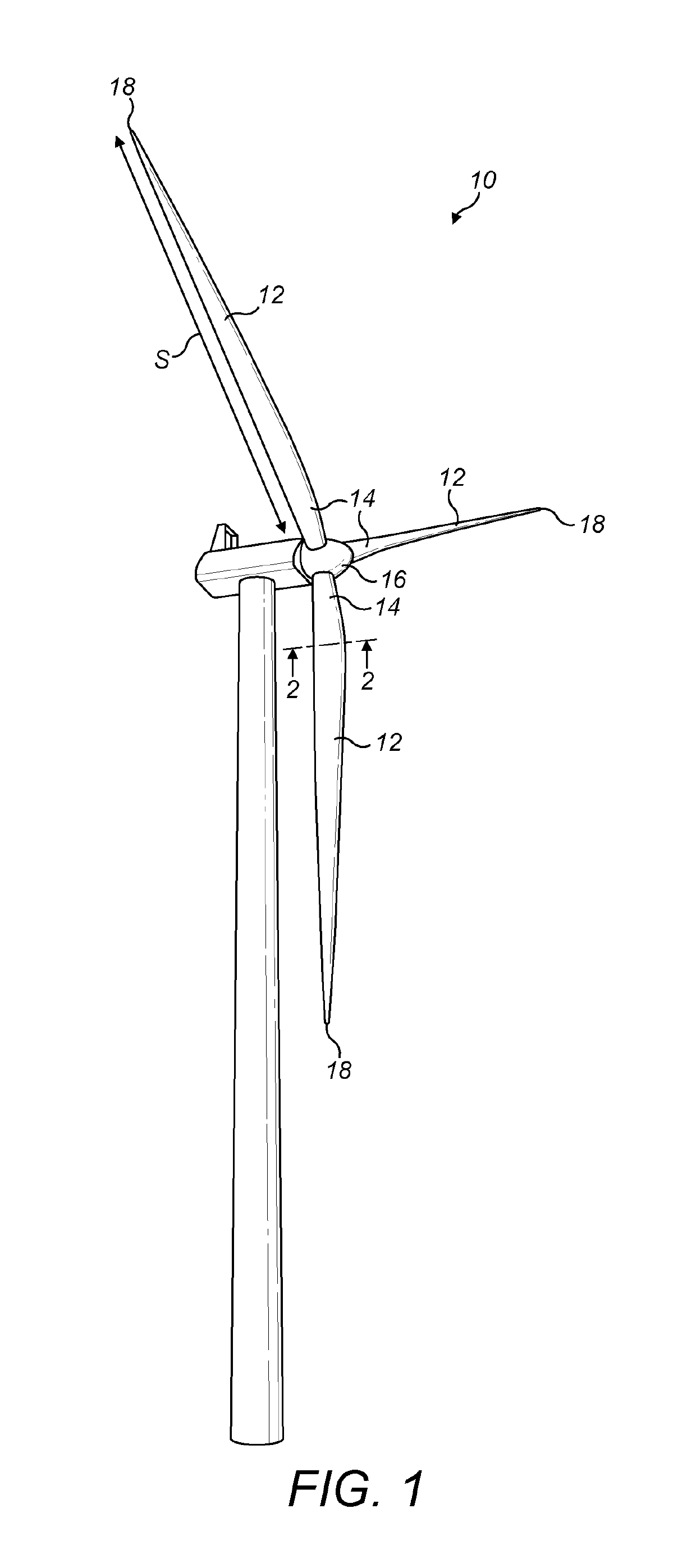 Reinforcing structure for a wind turbine blade