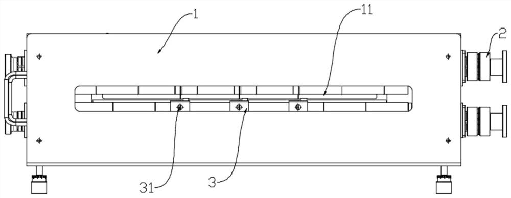 Horizontal lithium battery pole piece splitting machine